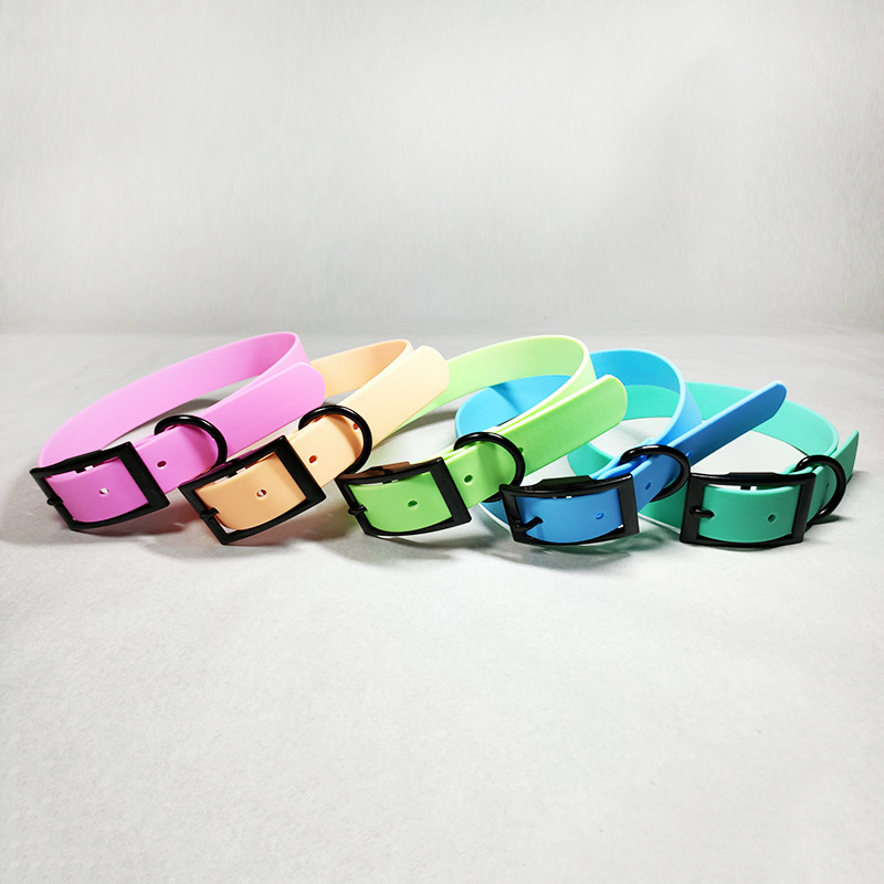 Tiktok Best Seller Fashion PVC Dog Collar Adjustable Dog Collar with Cute Decoration Personalized Dog Collars PVC