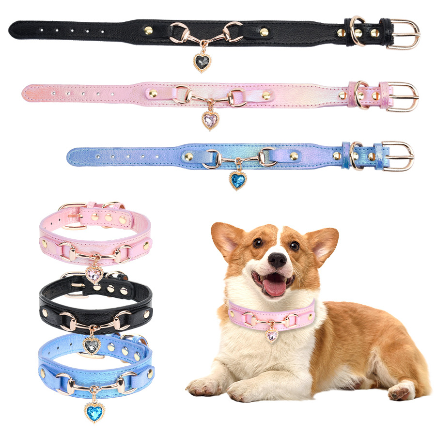Luxury Rhinestone Pet Collar for Dogs and Cats