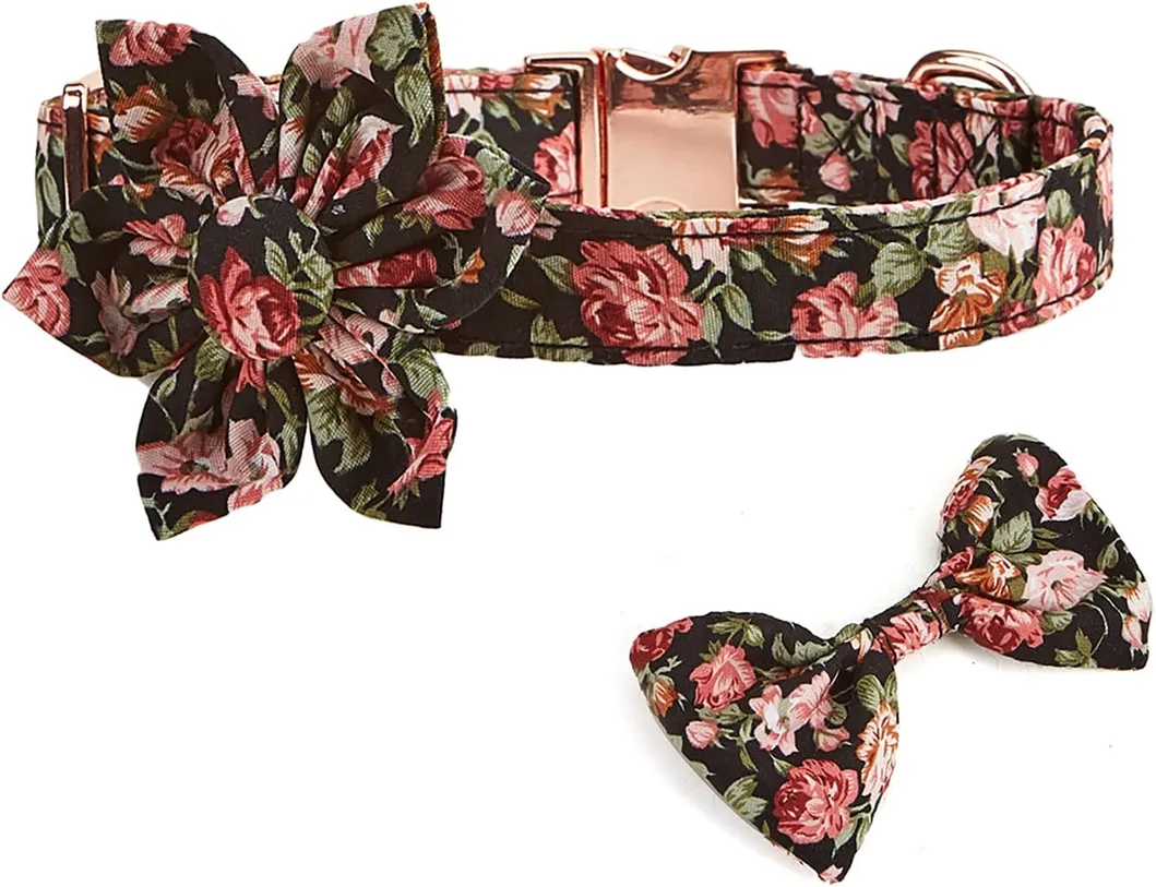 Floral Dog Collar Detail 6