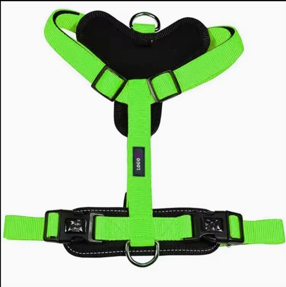 Adjustable Outdoor Nylon Chest Strap Dog Harness for Active Pets