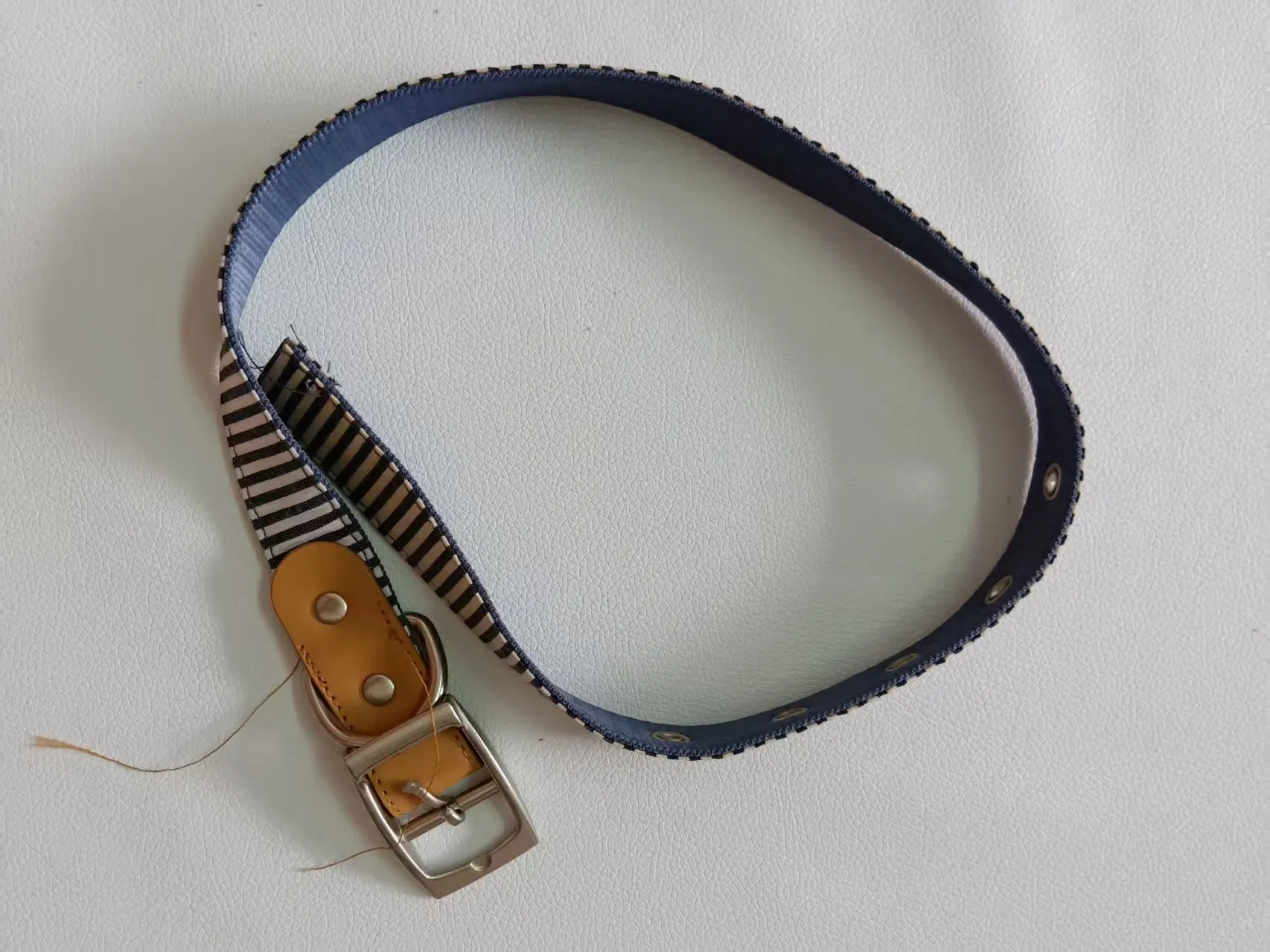 ODM Pet Products Adjustable Optional Color Microfiber Leather Pet Collar