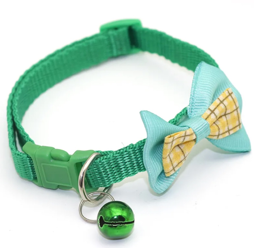 Wholesale Cheap Bells Cats Collars Dogs Neck Ties Pets Cats Bow Tie