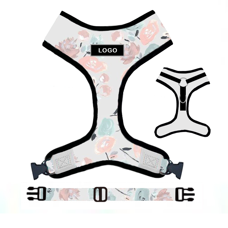 Custom Padded Soft Breathable Mesh Small Dog Harness Pet Products Supply Pet Harness