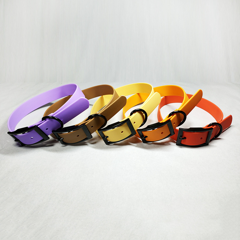 Tiktok Best Seller Fashion PVC Dog Collar Adjustable Dog Collar with Cute Decoration Personalized Dog Collars PVC