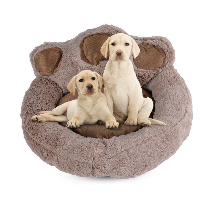 Cartoon Bear Paw Dog Bed House Cat Sleep Mat Sofa Dogs Cushion Mat Pet Nest Dog Houses Cute Paw Kennel Bed for Cat Puppy