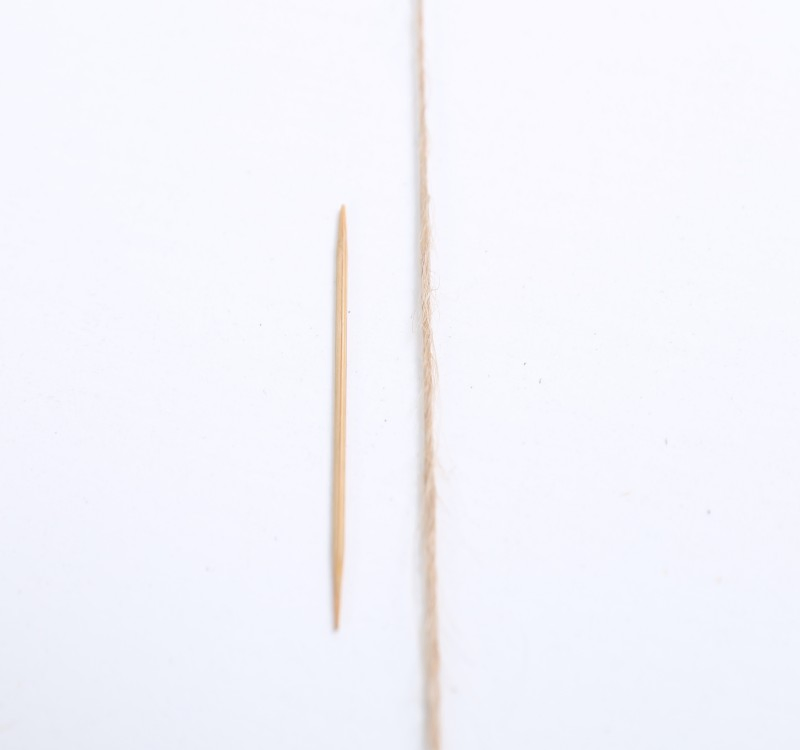 Biodegradable Unwaxed Hemp Rope Rustic Decorative Twine for Home and Party Arrangement