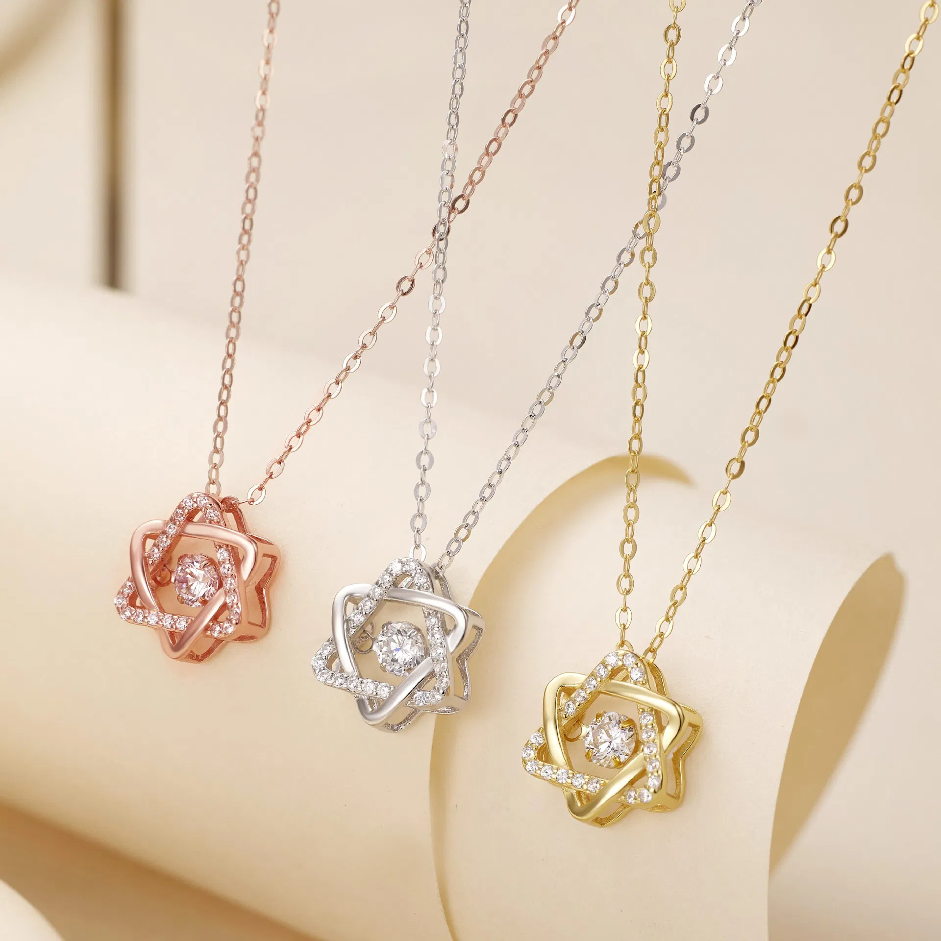 Hexagram Pendant Necklace