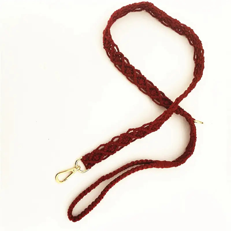 Colorful Boho Macrame Dog Leash for Training Braided Pet Leash