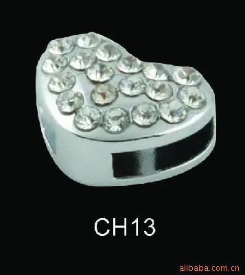 Crystal Letters for PU Lead Pet Collars Slider Accessories 5