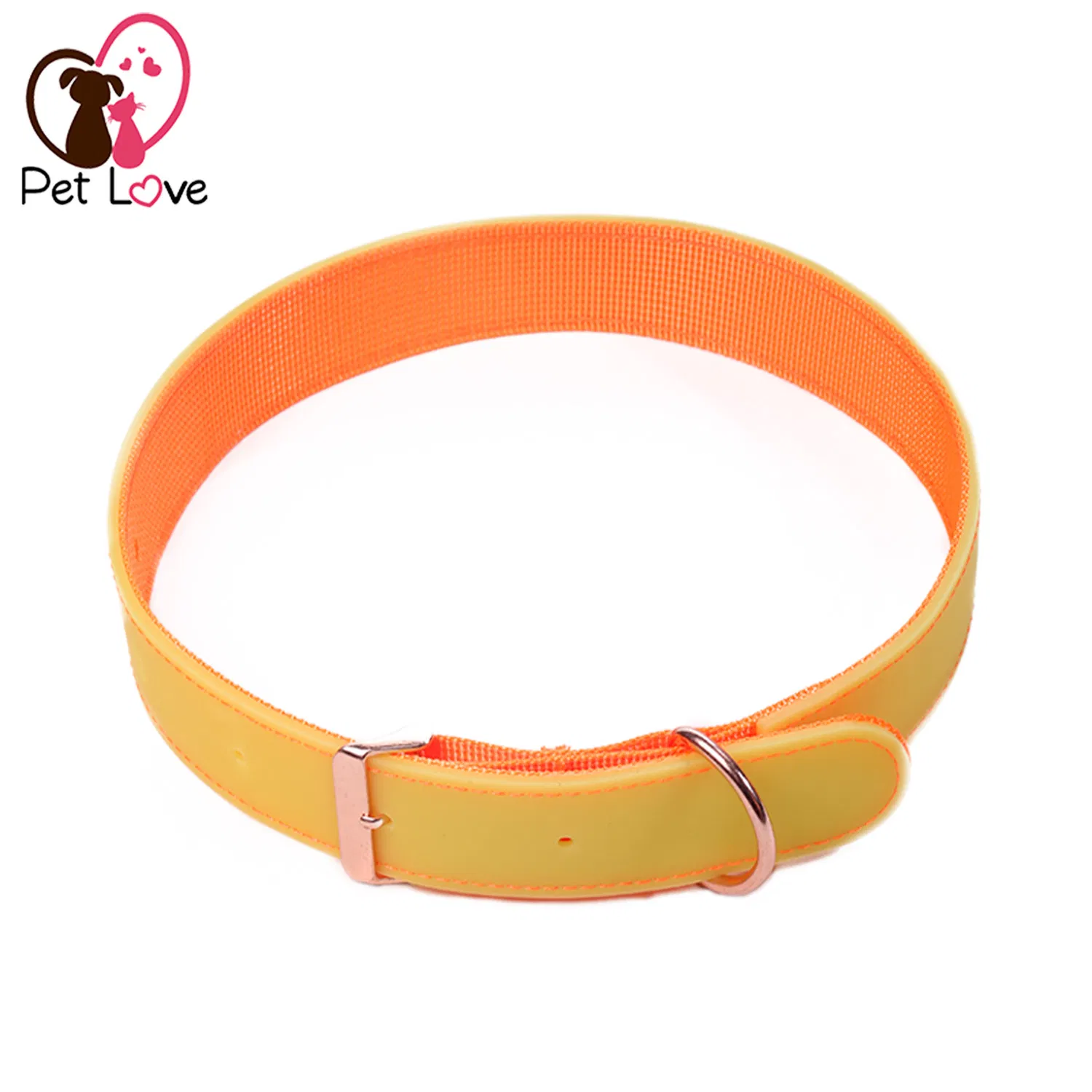 Comfortable Silicone Pet Collar with Zinc Alloy Buckle