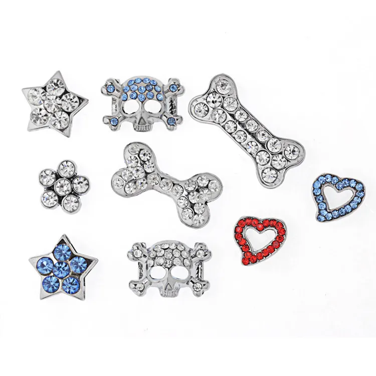 Crystal Letters for PU Lead Pet Collars Slider Accessories 1