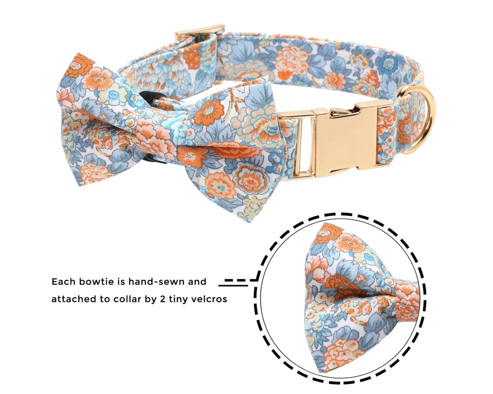 Hanyang Wholesale Personalized Dog Leash Pet Collars with Cute Bowknot for Small/Medium/Large-Dogs