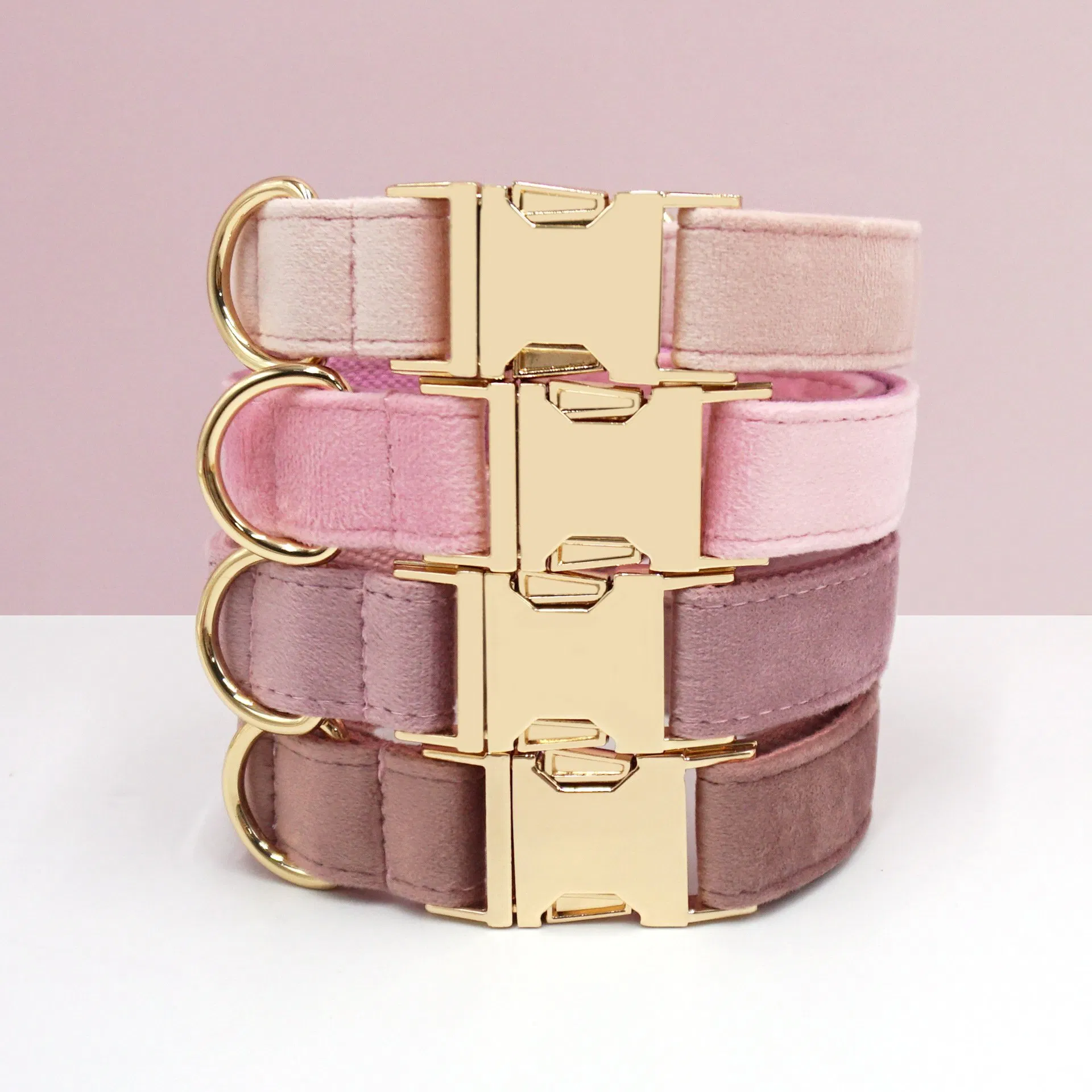 Personalised Dog Collars Soft Velvet Dog Collar Charms Luxury Dog Collar Adjustable Pet Supplies Necklace