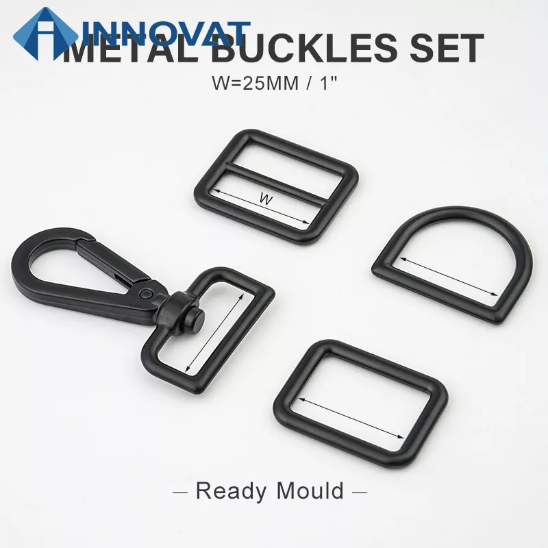 15mm 20mm 25mm Webbing D Ring for Bag Accessory Belt Loop Buckle Metal Hardware Pet Dog Collar Garment Backpack Clasps