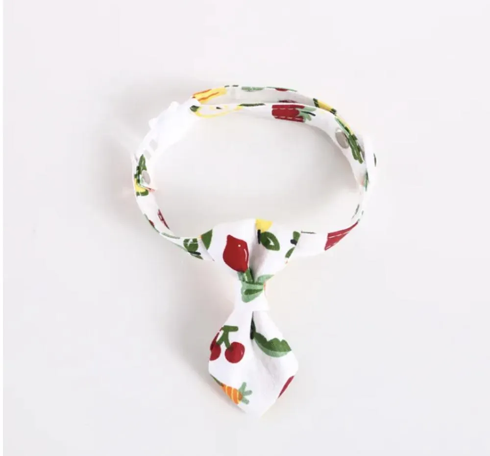 Cat Bow Tie Collar Print 5