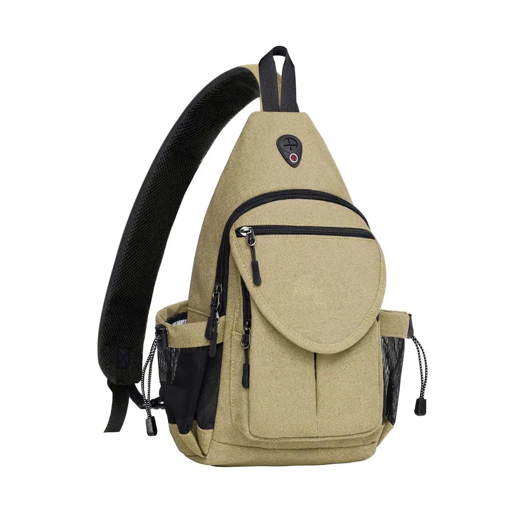 Vintage Style Canvas Sling Backpack for Men and Women