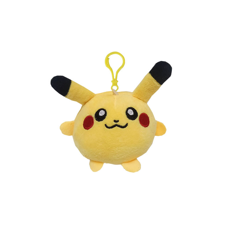 4 Inch Soft Pokemonan Stuffed Animal Claw Machine Doll Small Anime Cartoon Character Plush Keychain Wholesale Toys Cheap
