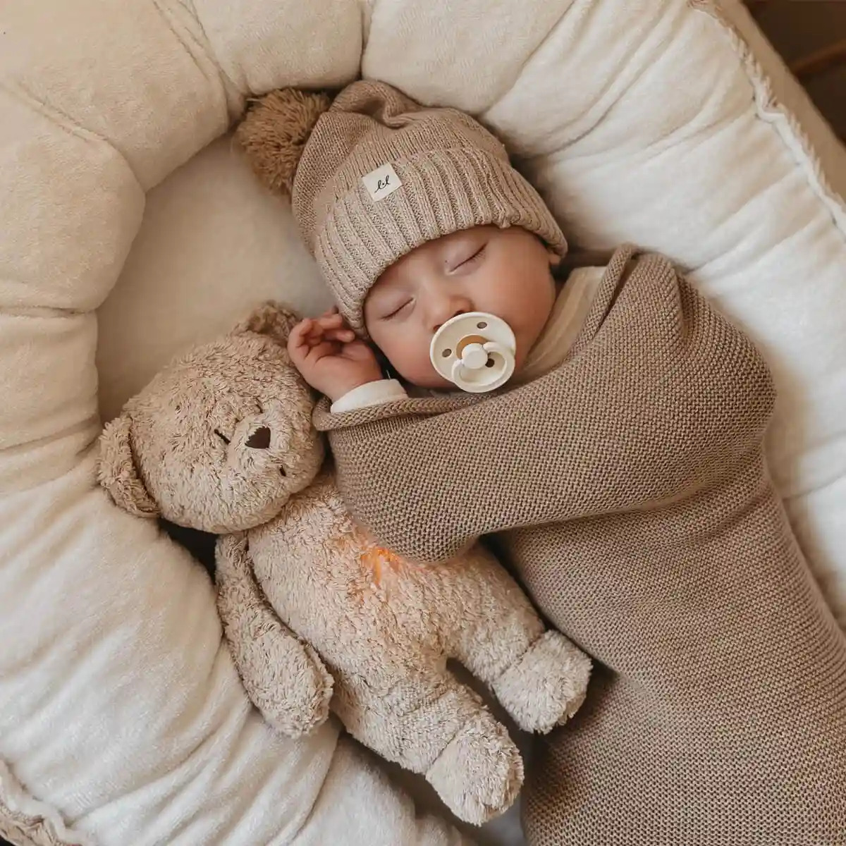 2026 Popular Hot Sale Customizable Wholesale Soft Cute Breathing Bear Animal Plush Toy For Baby Sleeping