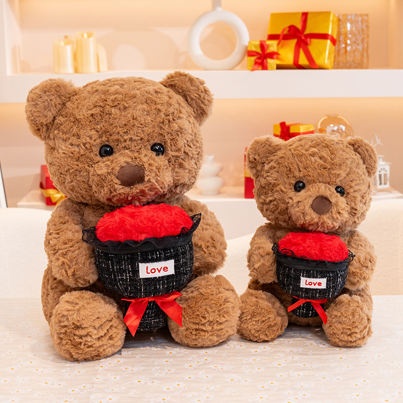 Fluffy Cute Teddy Bear Stuffed Animals Wholesale Birthday Valentines Mother's Day Gifts Decoration Toys Plush Teddy Bear