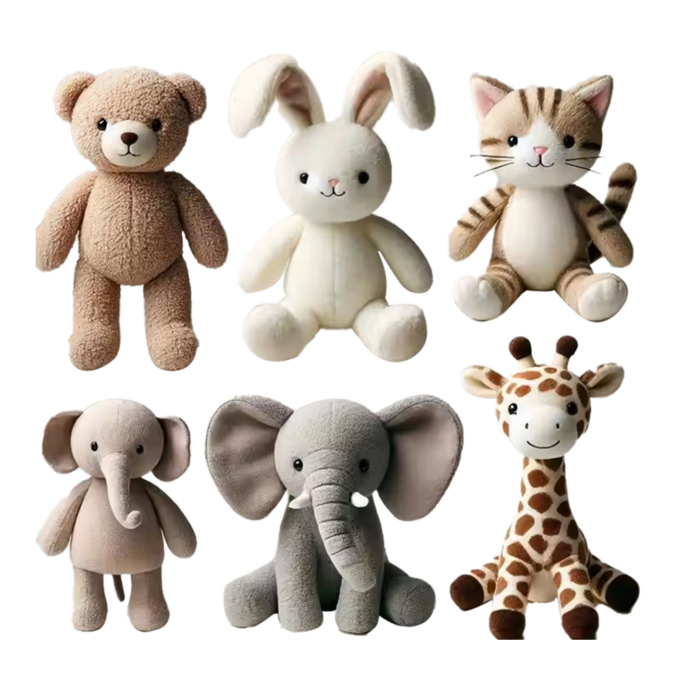 Custom Hot Selling Modern Design Different Cute Stuffed Animals Plush Toys For Baby Plush Toys Factory Customized