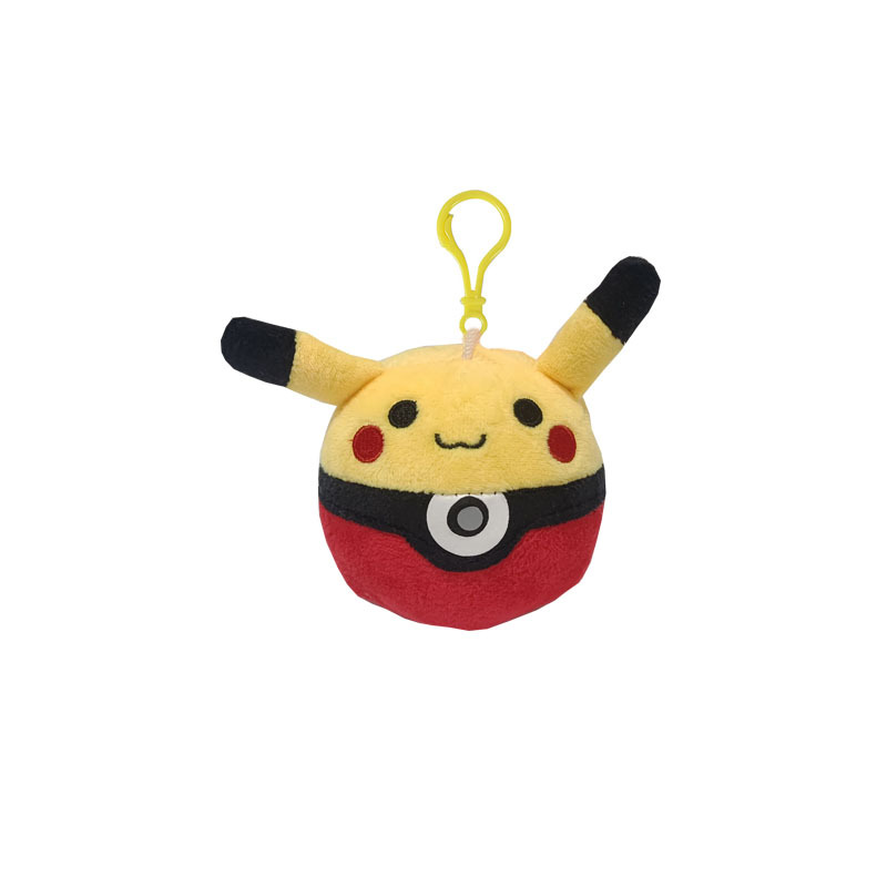 4 Inch Soft Pokemonan Stuffed Animal Claw Machine Doll Small Anime Cartoon Character Plush Keychain Wholesale Toys Cheap