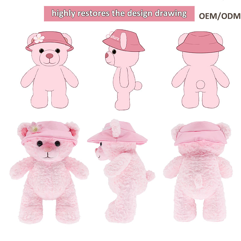 Customization Plush Toy Based on Design Scented Stuffed Animal Toys Bear Fluffy Calming Companionship for Children
