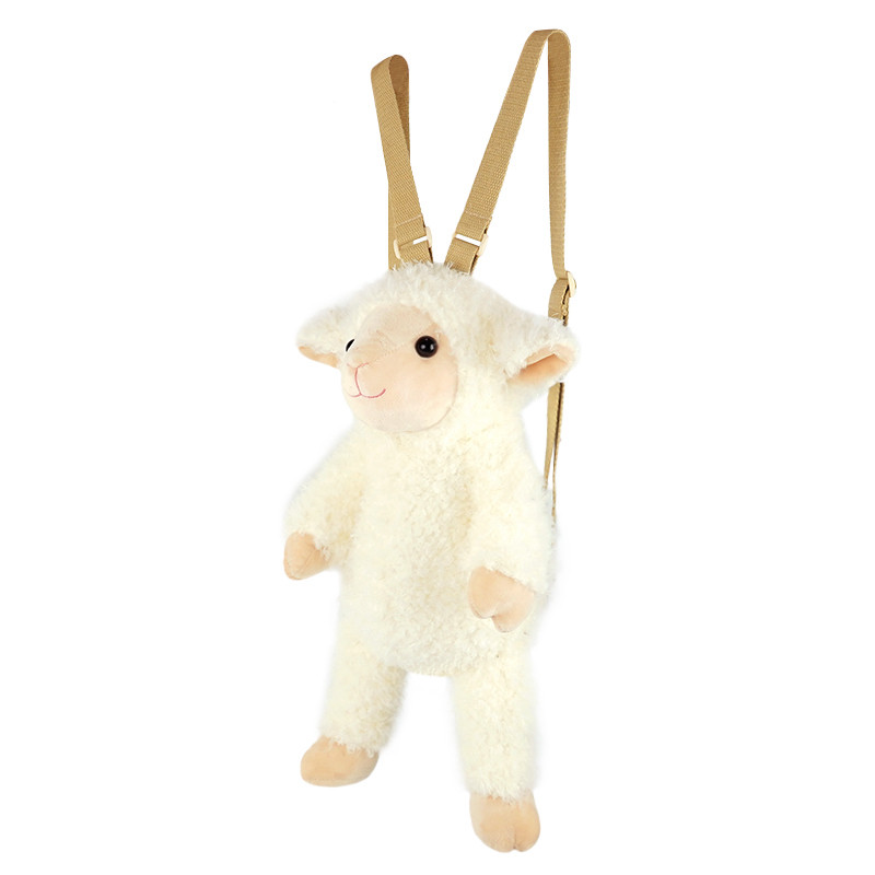Custom/OEM Cute Lion Plush Backpack Kids Stuffed Animal Toy Backpack With Adjustable Straps