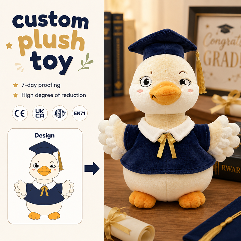 Stuffed Animal Toys Prank Bird Cartoon Custom Plush Toy Character Kids Toys Manufacturer Soft Pillow Keychain Promotional Gifts