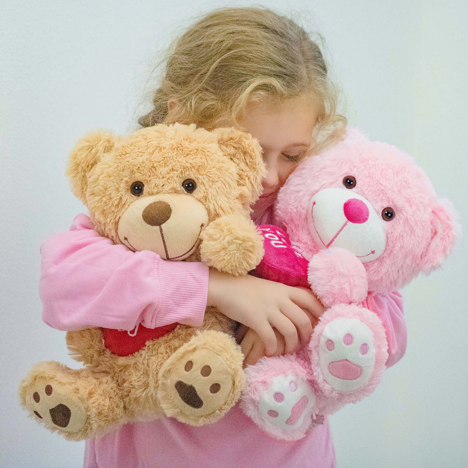 Hot Selling High Quality 30cm Valentine Day Teddy Bear with Heart for Girlfriend Boyfriend I love You Plush Toy