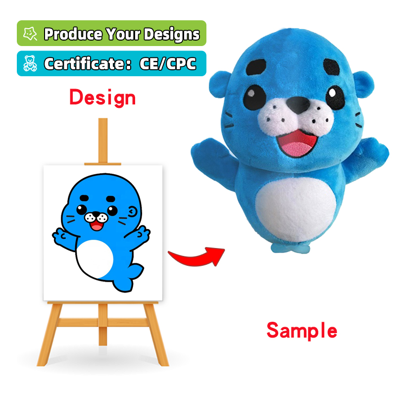 New Fashion Lovely Stand up Cute Soft Toys Custom Baby Plush Custom Toys