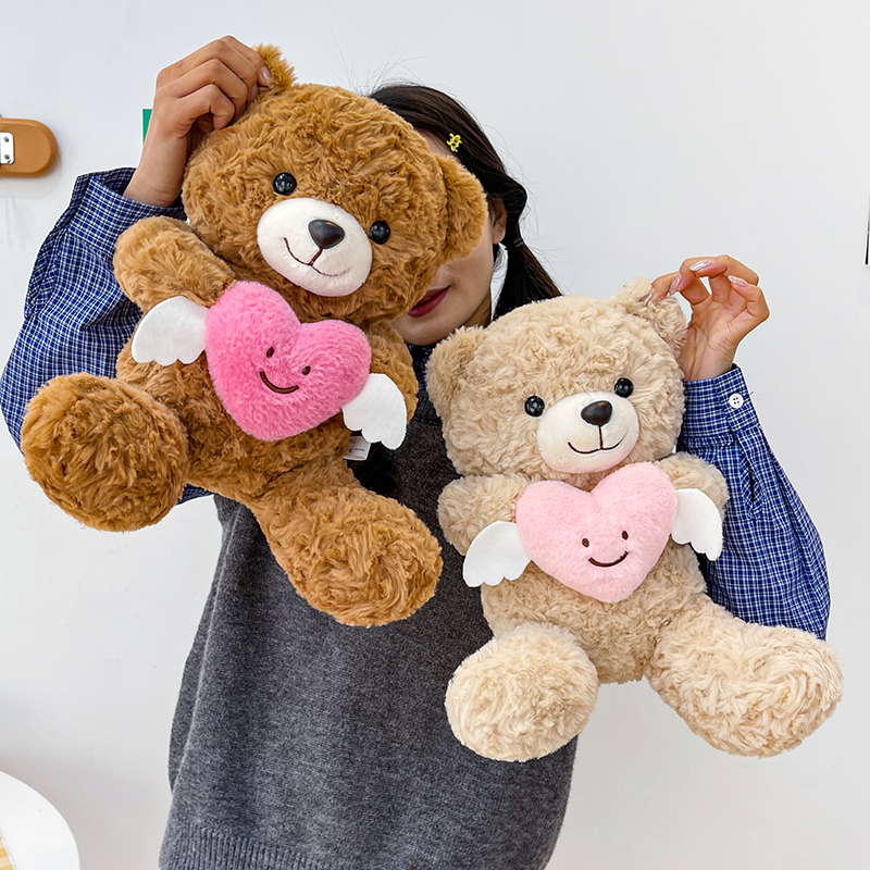 Angel Hug Love Bear Plush Toy - Large Stuffed Teddy Sleeping Pillow, Perfect Valentine's Day Gift &amp; Wholesale