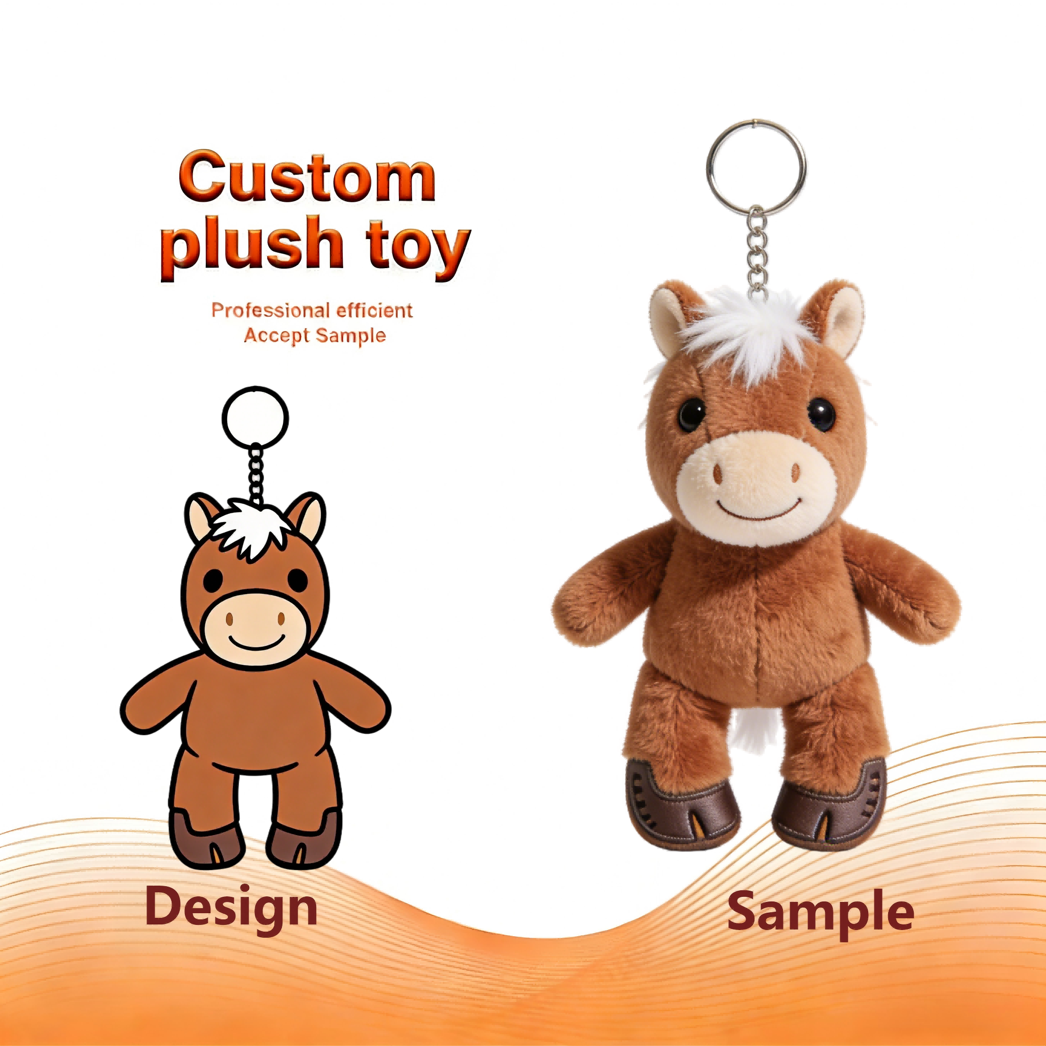 Peluches Personalizados 100pcs Dragon Educational Toys Custom Plush Keychains Toys