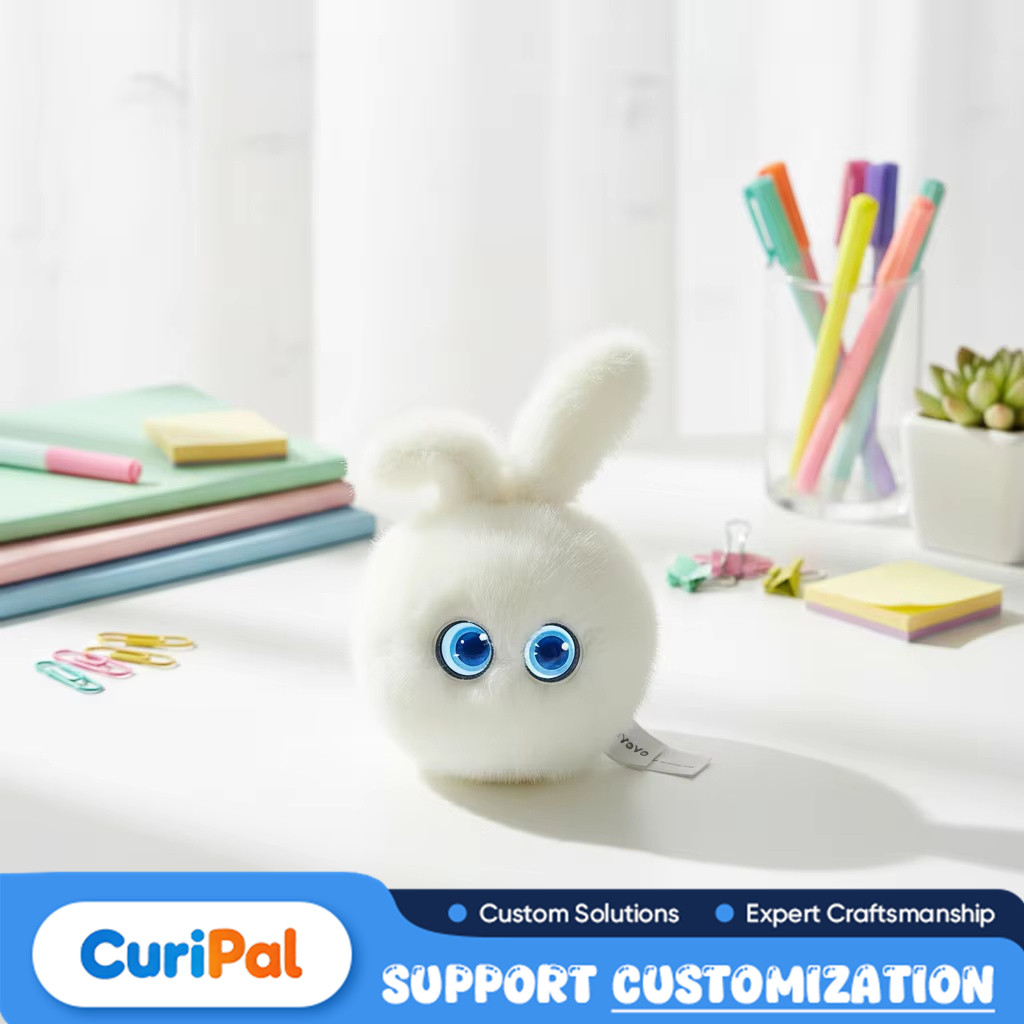 CuriPal AI Bear Toy Integrated ChatGPT Multilingual Voice Interaction LCD Eyes Washed Super Soft Plush Educational Kids