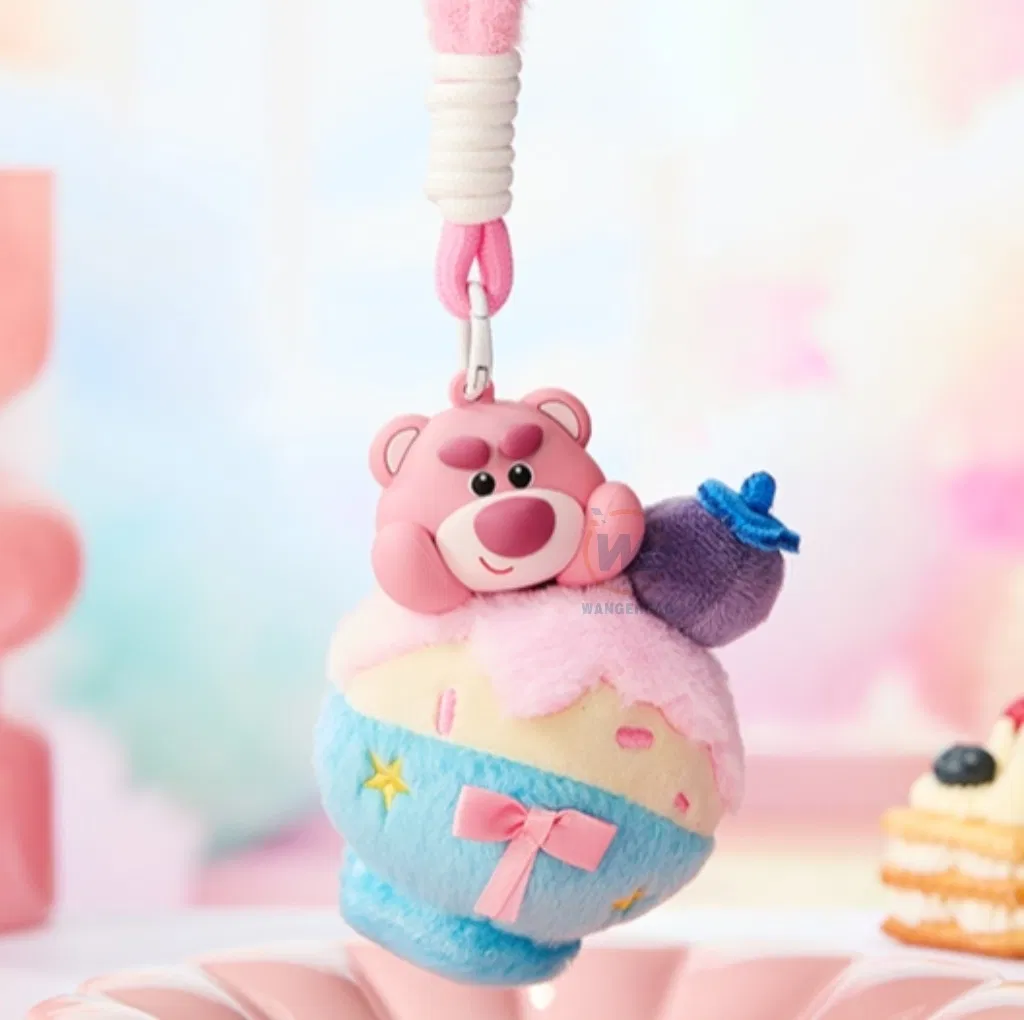 Wangerbao Wholesale Vending Capsule 100mm Lotso Dessert Party Series Scented Plush Pendant Gacha Capsule Toys