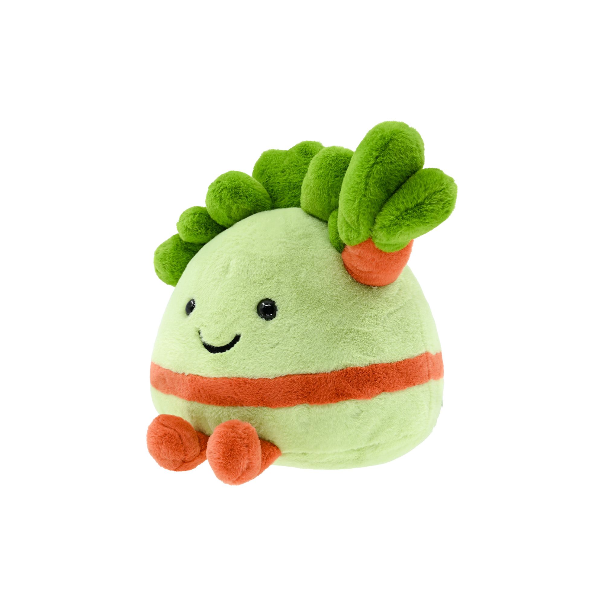 OEM ODM Soft Plush Fabric Stuffed Vegetable Fruit Cognitive Educational Toys for Kids Sensory Autism Toy