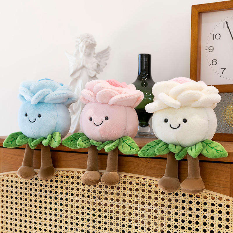 Rose Plush Toy Scented Stuffed Pillow Gift Doll Wholesale Custom Design