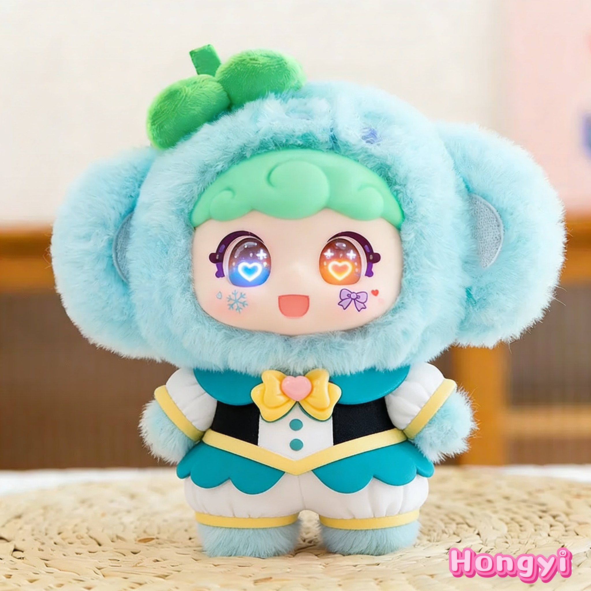Hot Sale Talking Ai Vinyl Face Plush Stuffed Toy Custom Electronic AI Walking Singing Talking Soft Plush Toy