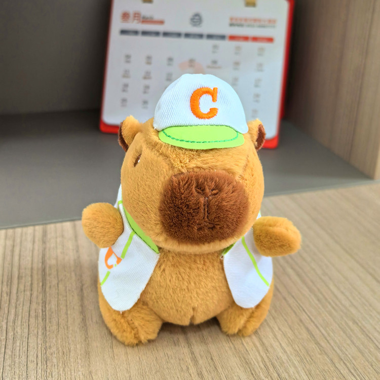 New Cute Kawaii Bear Animal Hamster Capybara Soft Plush Keychain Customizable Plush Toys From New Inventory