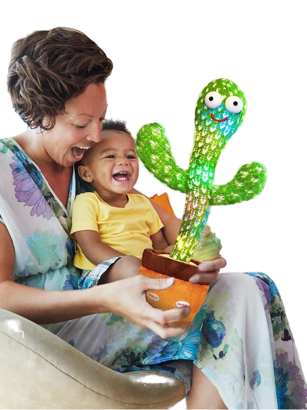 2025 OEM Hot Selling Singing Dancing Saxophone Cactus Toys Recording Plush Toy Electric Soft Dancing Cactus Stuffed Toy