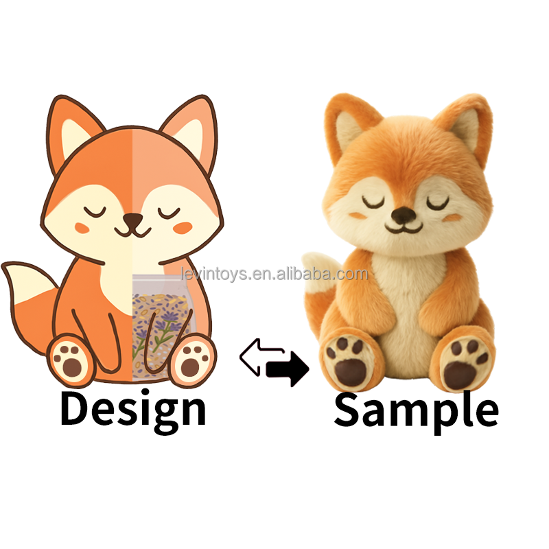 Personalized Plush Microwaveable Plush Toy Custom Heating Stuffed Animal With Flaxseed Lavender OEM ODM Warm Therapy Gift