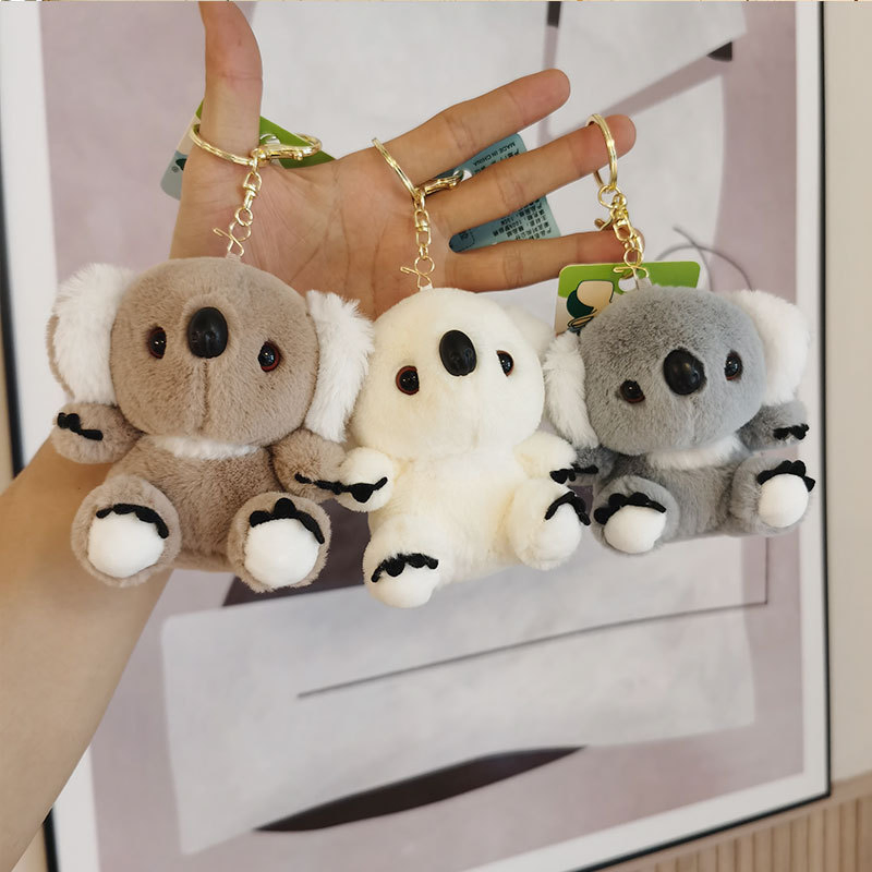 Hot Selling Series Custom Plush Stuffed Animal Scented Koala Toy Keychain