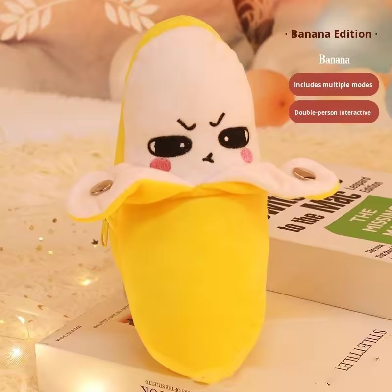 Educational Musical Learning Fruit Piano PP Cotton Embroidered Super Soft Body Inductive Beat Music Banana Plush Toys for Ages