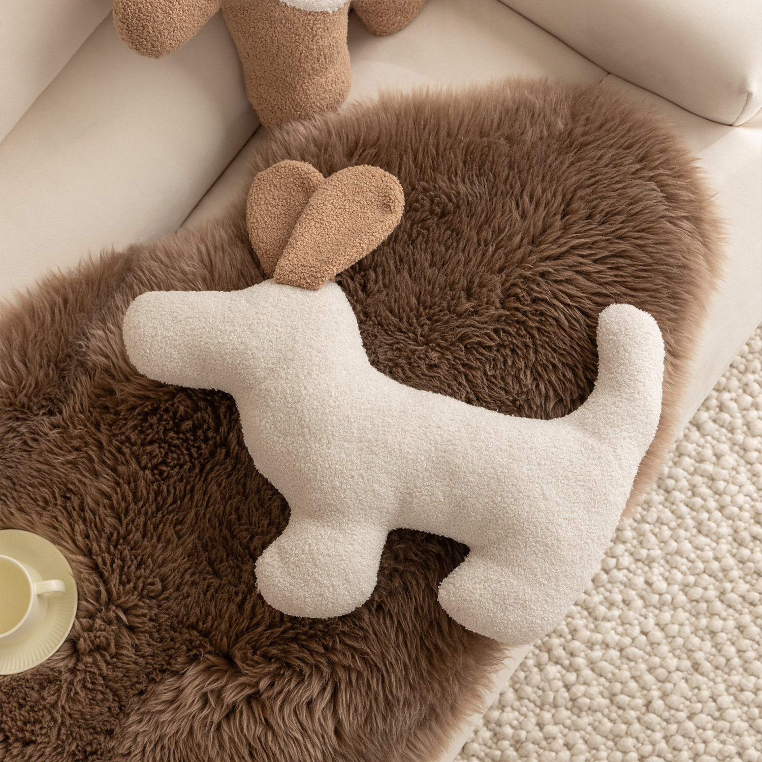 Custom Cute Fun Dog Elephant Bear Shape Plush Pillows Stuffed Animal Decor Cushions for Kids Soft Toys