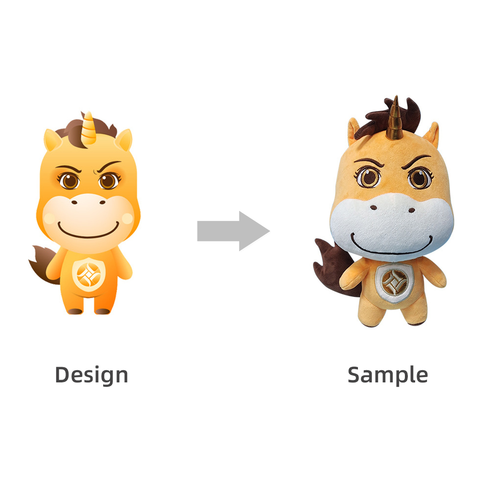 Custom Cute Cartoon Animals Plushies Game Animated Characters Custom Plush Keychains