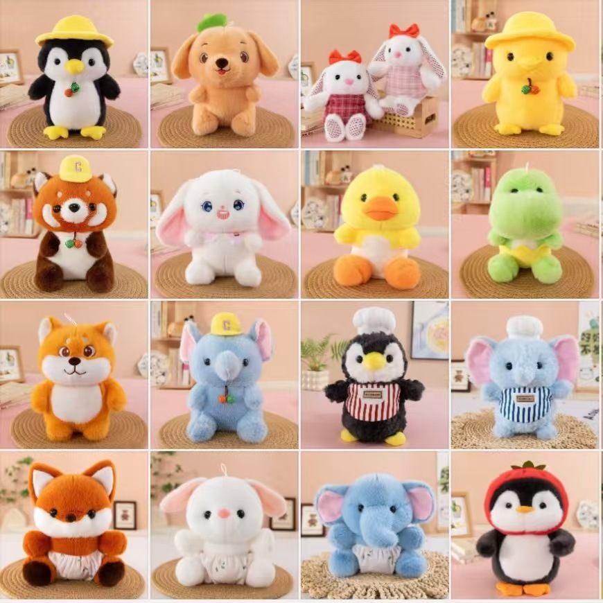 Factory 10 15 20 30cm 4 7 8inch Crane Machine Cartoon Anime Plush Toy Vending Machine Doll Claw Machine Plush Stuffed Animal Toy