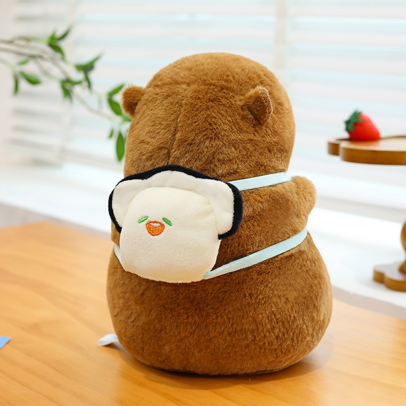 Heatable Capybara Toys Lavender Scented Soft Plush Pillow Stress Relief Doll