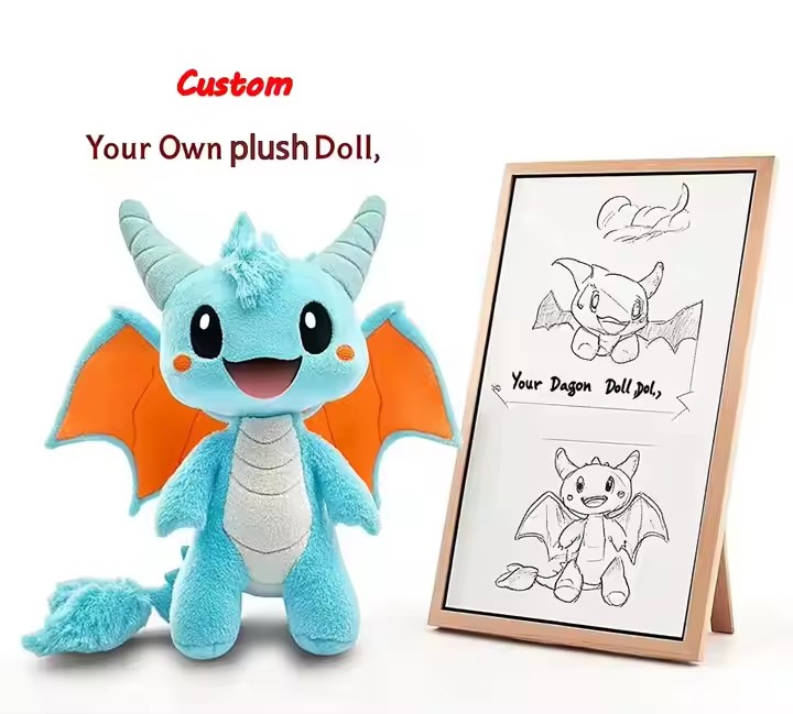 CE CPC High Quality Custom Cute Plush Animal Toy with PP Cotton Filling Custom Plush Figure Doll