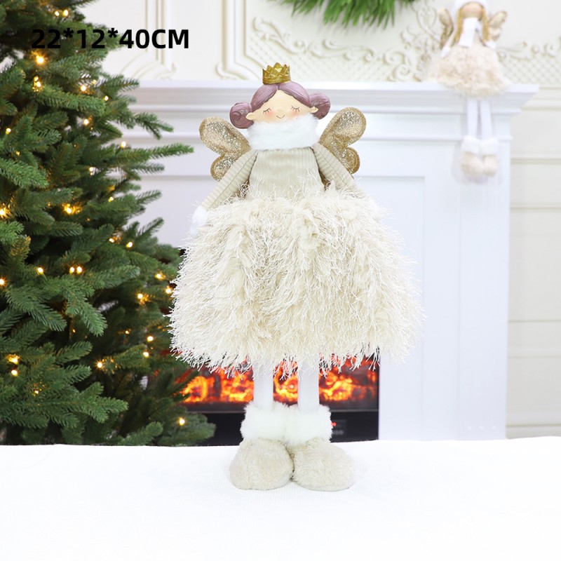 Manufacturer Custom Made Giant Cute Themed Plush Toys Christmas Doll Newborn Suitable Animal Plush Toy for Kids Holiday Gift