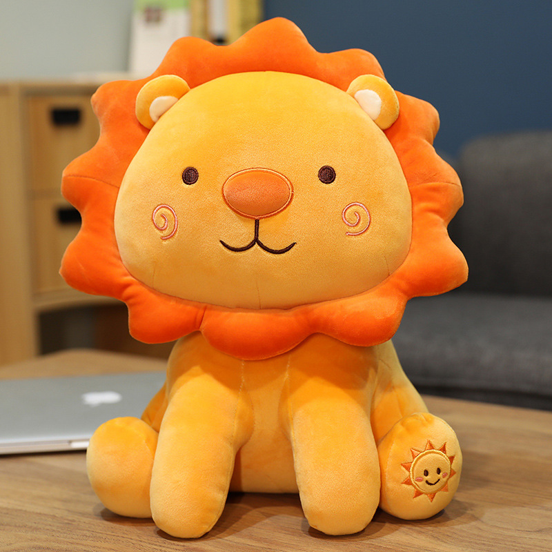 CHIQUE Cute Lion Stuffed Animal King Lion Plush Toy for Kids Baby Lover Birthday Valentines Gifts
