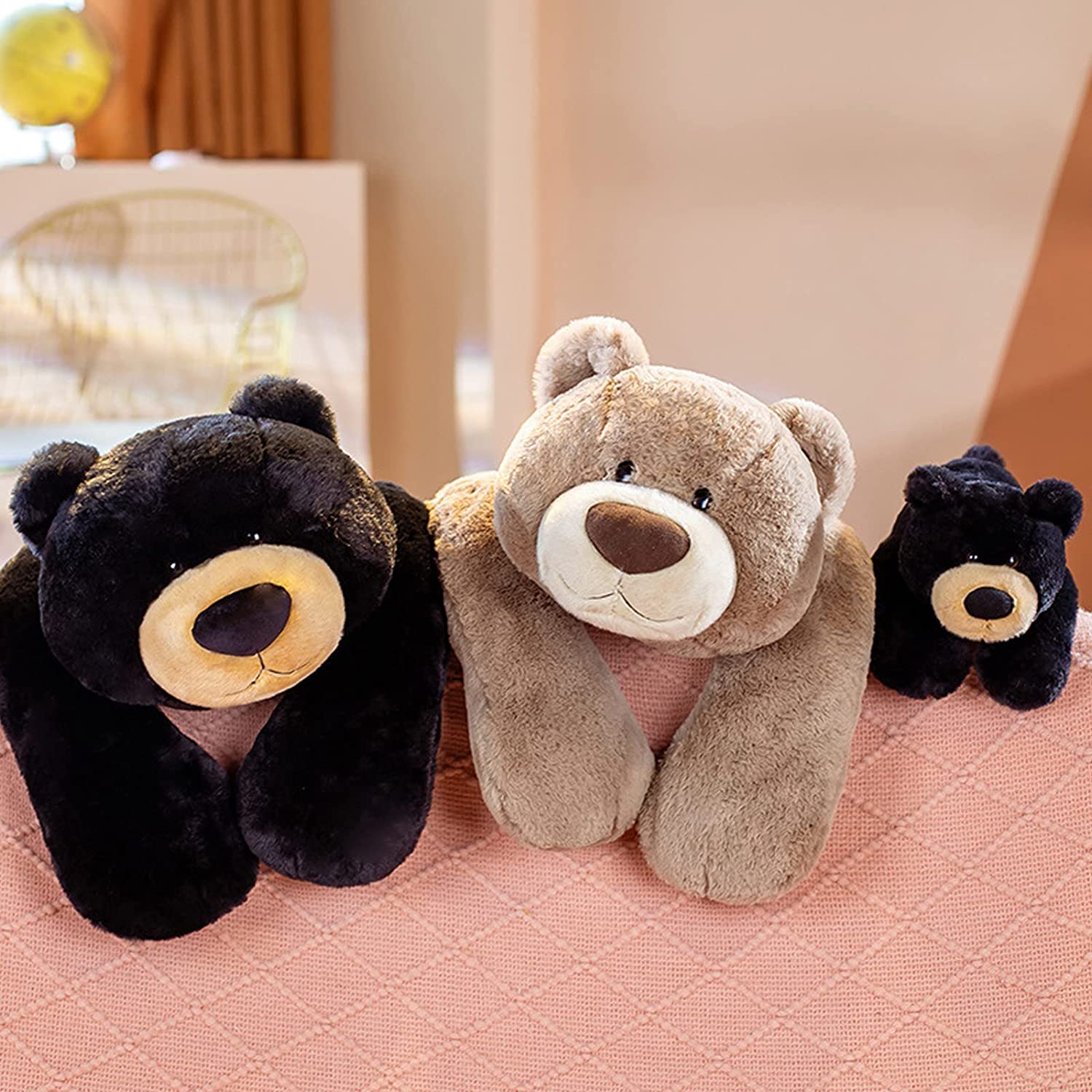 QIANGRUI Custom Plush Animal Best Custom Cute Bear Stuffed Animal Stress Relief Toys
